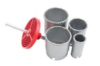 Набор корончатых сверл по плитке Intertool 4 шт. (33 53 67 73 мм) (SD-0429)