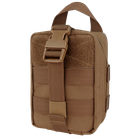 Подсумок отрывной аптечка медицинский молле Condor Rip-Away EMT Lite 191031 Coyote Brown - изображение 1