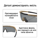 Захисні тактичні окуляри ESS Оліва .3 комплектів лінз.Товщина лінз 3 мм ! - зображення 8