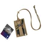 Шейный подсумок админка для идентификаторов Pentagon ID CARD HOLDER K17096 Койот (Coyote) - изображение 3