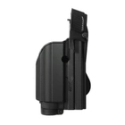 Кобура IMI-Z1500 тактовна полімерна кобура Tactical Light/Laser holster LEVEL II для Sig Sauer P250 Compact, P250 FS, P227, P220, P226, P229, Sig Pro 2022, MK25 Чорний - зображення 1