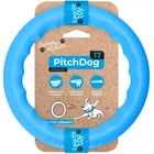 Іграшка кільце для апортування дресирування собак Collar PitchDog Кільце 17 см блакитне (62362)