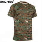 Хлопковая футболка Mil-Tec® Digital Woodland XL - изображение 2