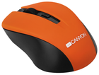 Миша Canyon CNE-CMSW1O, Orange/Black, USB
