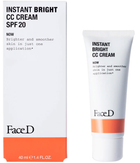 SS-krem FaceD Intant Bright CC Cream SPF 20 Caramel 40 ml (8057741880806) - obraz 1