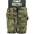 Подсумок под магазины АК Kombat UK Double Mag Pouch with Pistol Mag (1000-kb-dmpp-btp) - изображение 1