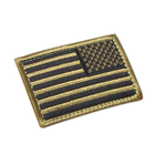 Патч шеврон прапор Condor US FLAG PATCH Reverse 230R Тан (Tan)