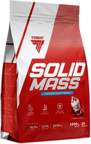 Gainer Trec Nutrition Solid Mass 1000 g Strawberry (5901828342424) - obraz 1