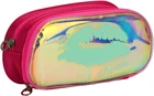 Пенал Cool For School 2 отделения неоновый с помпоном Голубой (CF6618-blue)