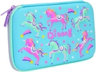 Пенал Cool For School с тиснением 1 отделение Голубой (QT-5652-Blue)
