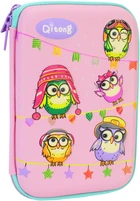 Пенал Cool For School с тиснением 1 отделение Розовый (QT-5669-Pink)