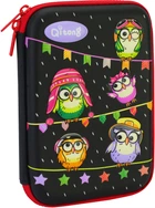 Пенал Cool For School с тиснением 1 отделение Черный (QT-5669-Black)