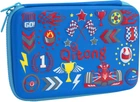 Пенал Cool For School с тиснением 1 отделение Голубой (QT-3992-Blue)
