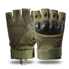 Тактические перчатки Multicam Extrime RX безпалые размер L Зеленые (Extrime RX green L) - изображение 4