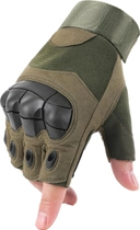 Тактические перчатки Multicam Extrime RX безпалые размер M Зеленые ( Extrime RX green M) - изображение 3