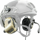 Навушники Earmor M32H MOD3-CT активні, тактичні, шумоподавлюючі, захисні з адаптерами Койот (M32HMOD3-CT) - зображення 1