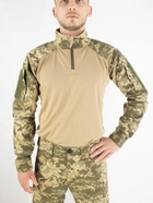 Тактическая рубашка BRAVE UBACS (убакс), пиксель ВСУ, койот, 50 - изображение 1
