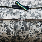 Баул-сумка військова, армійський баул Оксфорд піксель з клапаном 100 л тактичний баул, тактичний баул-рюкзак - зображення 9