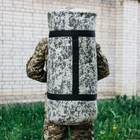 Баул-сумка військова, баул армійський Оксфорд піксель 120 л тактичний баул, тактичний баул-рюкзак - зображення 3