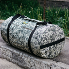 Баул-сумка військова, баул армійський Оксфорд піксель 120 л тактичний баул, тактичний баул-рюкзак - зображення 7
