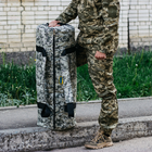 Баул сумка військова, баул армійський Оксфорд піксель 100 л тактичний баул, тактичний баул-рюкзак - зображення 7