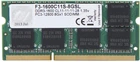 Модуль пам'яті G.Skill SoDIMM DDR3L 8GB 1600MHz (F3-1600C11S-8GSL)