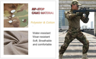 Тактичний костюм G3 Multicam, штурмова військова, бойова форма, сорочка з довгим рукавом та штани з наколінниками Мультикам р.M - зображення 3