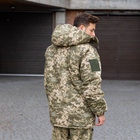 Куртка-бушлат военная мужская тактическая на меху Пиксель 9161 46 размер - изображение 3
