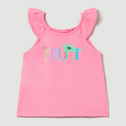 Koszulka na ramiączkach dziecięca dla dziewczynki OVS 1804182 122 cm Różowa (8056781107973) - obraz 1