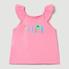 Koszulka na ramiączkach dziecięca dla dziewczynki OVS 1804182 134 cm Różowa (8056781107997) - obraz 1