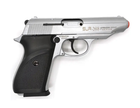 Стартовый пистолет SUR 2608 Matte Chrome + Патроны 25шт. - изображение 3