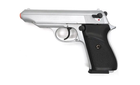 Стартовый пистолет SUR 2608 Matte Chrome + Патроны 25шт. - изображение 6