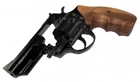 Револьвер под патрон Флобера Profi 3" черный дерево с Кобурой - изображение 4
