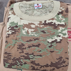 Військова чоловіча футболка х/б мультикам літня розмір (L) 50 - зображення 1