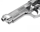 Стартовый пистолет RETAY MOD. 92 Nickel (Beretta 92) + Патроны 25шт. - изображение 4