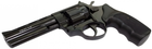 Револьвер под патрон Флобера Profi 4.5" черный пластик с Кобурой - изображение 4