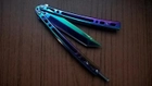Нож Карманный 15-A цвет градиент (изумрудный) - изображение 3