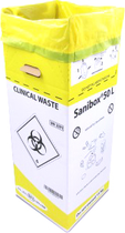 Контейнер-пакет Sanibox для сбора и утилизации медицинских отходов 50 л (PF200648/2) - изображение 2