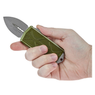 Ніж Microtech Exocet Double Edge Stonewash Distressed OD Green (157-10DOD) - зображення 5