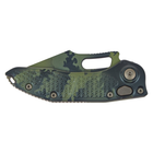 Нож Microtech Stitch Olive Camo Signature Series Serrator (169-3OCS) - изображение 3