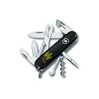 Ніж Victorinox Climber Ukraine Black "Колоси пшениці" (1.3703.3_T1338u)