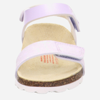 Дитячі шкіряні сандалії для дівчинки Superfit Fussbettpantoffel 1-000123-8510 34 Фіолетові (9008518908710) - зображення 3