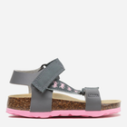 Підліткові шкіряні сандалії для дівчинки Superfit Fussbettpantoffel 1-000116-2010 35 Сірі (9008518875364) - зображення 1