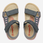 Підліткові шкіряні сандалії для дівчинки Superfit Fussbettpantoffel 1-000116-2010 35 Сірі (9008518875364) - зображення 4