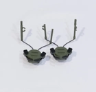 Кріплення адаптер WoSport на каску шолом HL-ACC-43-OD для навушників Peltor/Earmor/Walkers (olive) (HL-ACC-43-OD) - зображення 5