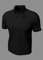 Тактична футболка поло GorLin 56 Чорний (Т-42) - зображення 1