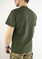 Бавовняна військова футболка олива, 54 - зображення 3