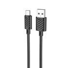 Зарядний кабель HOCO X88 Magic silicone Type-C 1m Black