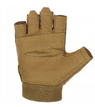 Перчатки тактические без пальцев Mil-Tec Army Fingerless Gloves 12538519 Coyote размер L - изображение 6