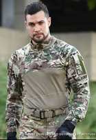 Тактичний літній легкий військовий реглан, убакс, сорочка Han Wild мультикам р.S - зображення 2